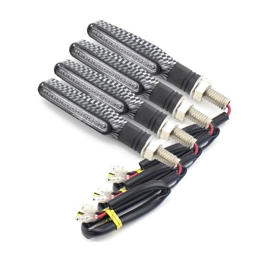 Clignotant de moto universel anti-casse ambre flexible pour éviter les fissures de support