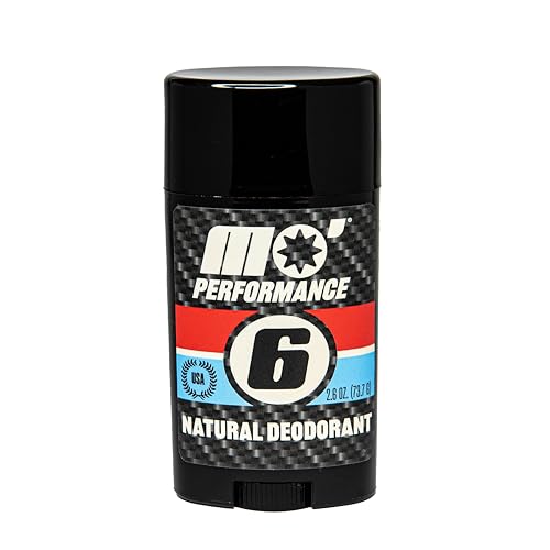 "Mo' Handsome Natural Deodorant for Men Aluminum-Free, Baking Soda Free & Paraben-Free - Magnesium Hydroxide & Zinc Ricinoleate for All-Day Odor Control, Sensitive Skin Safe - Made in USA"