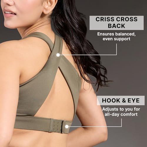 Image of Kica Luxe Crostini Full Coverage and High-Impact Sports Bra for Gym