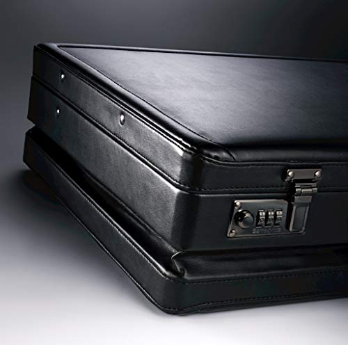 Samsonite Bonded Leather Attache, Black, One Size by Samsonite - Image 2