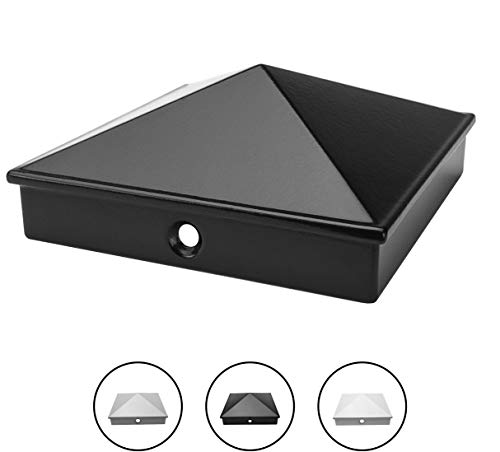 Tappi Protezione Pali Legno 7x7 Cm - 20 Pezzi In PET Grafite, Resistente Intemperie - Foto 6