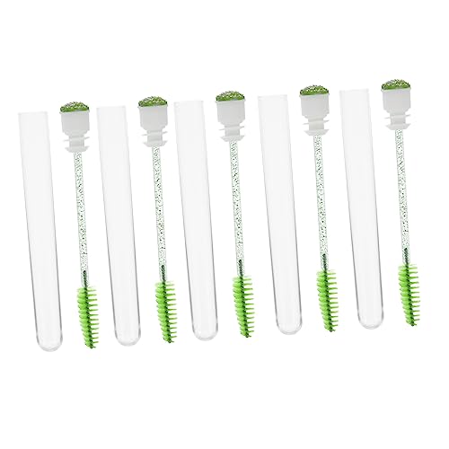 Didiseaon 10pcs Lash Wand Brush for Lashes Mascara Fan Eyelash Comb Eyebrow Spoolie Set
