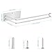 HLHyperLink Paper Towel Holder - Self Adhesive Paper Towel Holder Wall Mount Under Cabinet Mount, Large Rolls Kitchen papertowel Rack Both Available in Adhesive and Screws, SUS304 Stainless Steel
