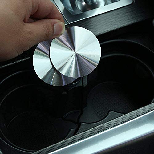 Portavasos insertable ovalado de acero inoxidable para carro miniatura 3