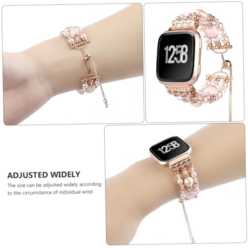 Correa de reloj ajustable de agua cristal para accesorios de moda de mujer 6