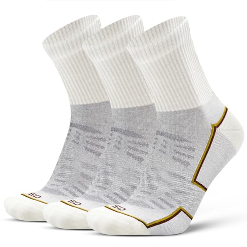 Socks Daze 3 Pack Quarter Thin Merino Wool Blend Running Socks Mens Womens Low Cut Light Cushion Ankle Walking Wool Socks