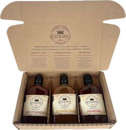 Dutch Oven Smokehouse BBQ Sauce Gift Set - Original 3