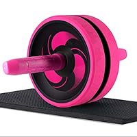Ab Roller Wheel, 4-wiel Core Workout Muscle Wheel Roller Trainer, Sport Fitness Apparatuur voor Vrouwen Mannen (Zwart Ab Roller Wheel, 4-wiel Core Workout Muscle Wheel Roller Trainer, Sport Fitness Apparatuur voor Vrouwen Mannen (Zwart