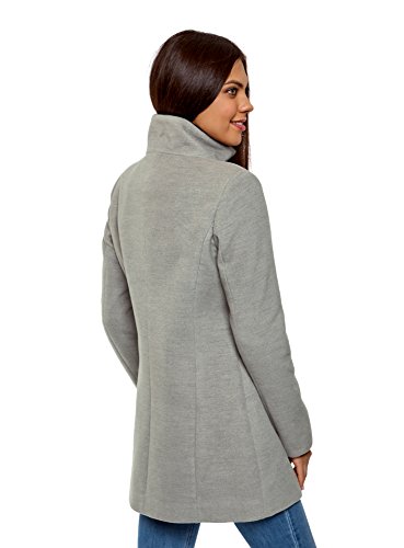 Oodji Collection Donna Cappotto con collo Alto e
