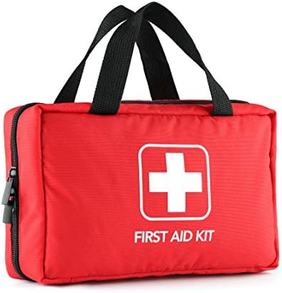 Kitgo First Aid Kit with Hospital Grade Medical Supplies Gift for Dad Husband Great for Home, Outdoors, Office, Car, Travel, Camping, Hiking, Boating, Every Emergencies 220 Piece