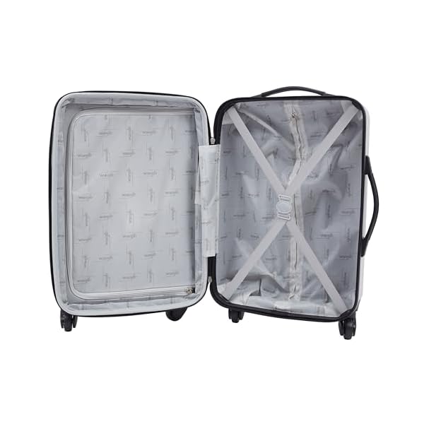 Wrangler Luggage Set Grey 20 Carry On