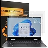 3 Pack Designed for HP Envy x360 2-in-1 15.6 Inch Touchscreen Laptop Screen Protector (15-ey/15z-ey/15-ew/15t-ew Series), Anti-Glare and Anti Fingerprint (Matte) Shield -Compatible with HP pencil