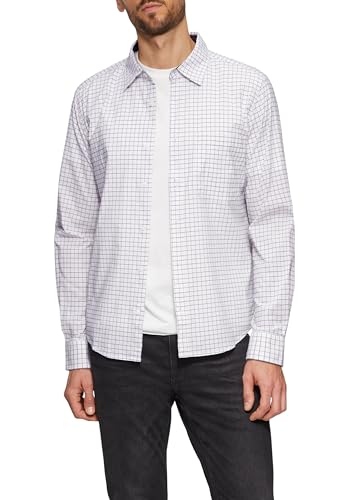 s.Oliver Regular Fit: Kariertes Hemd aus Baumwollstretch mit Brusttasche