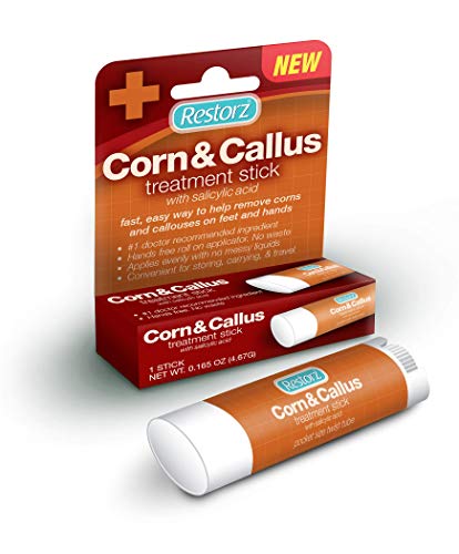 Restorz Corn and Callus Remover with Salicylic Acid, Fast Acting Treatment for Hands
