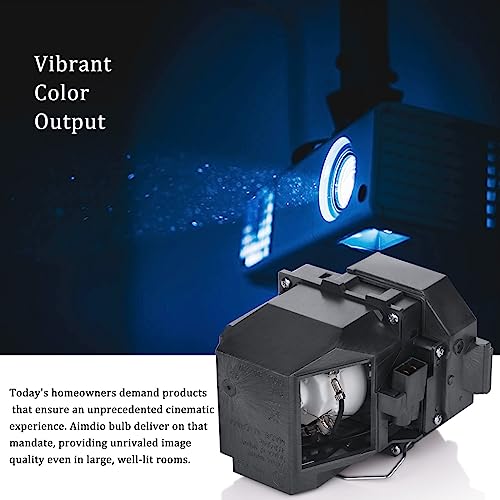Aimdio V13H010L95 Beamer Lamp Ersatzlampe für EPSON ELPLP95 EB-2250U EB-2265U EB-2255U EB-2165W EB-2155W EB-2065 EB-2055 EB-2245U EB-5530U EB-5520W EB-5510 Projektor