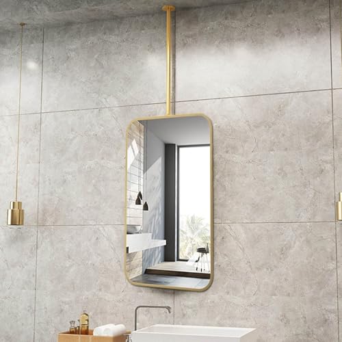 Ceiling Hanging Mirror Ceiling Mounted Bathroom Mirror Big Square Wall