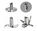 Bamix Blender Replacement Blade Set for All Models (4 Blades) Multi-purpose Blade, Meat/Vegetable Blade, Blender Blade & Beater blade