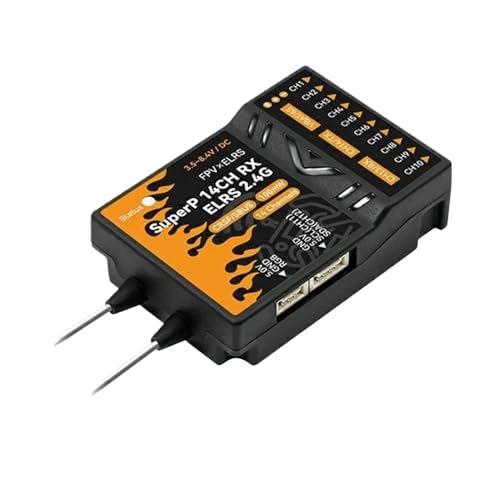 �݊���������܂�BETAFPV SuperP ELRS 2.4Ghz RX 14CH �_�C�o�[�V�e�B���V�[�o�[�A2�A���e�i�f���A����M�ARC FPV��s�@�{�[�g�h���[���ɑΉ�