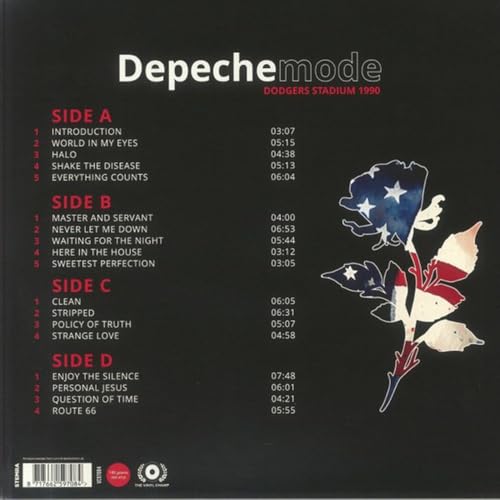 Dodgers Stadium 1990 - Limited Edition 180g Red Color Double Vinyl LP - World Violation Tour Live Radio Broadcast - Features "Enjoy The Silence" & "Personal Jesus" - 2LP Gatefold Set by Generic - Image 3