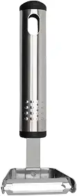 Mimo Style Descascador de Legumes 15cm, Feito Inteiramente de Aço Inoxidável. Descasque de Forma Rápida Legumes, Verduras e Frutas. Resistente e Durável, Prático Para o Dia a Dia