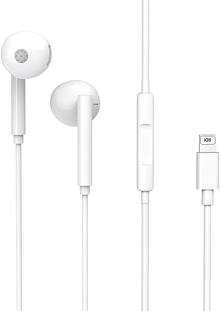 virat Bluetooth Wired In Ear Earphones with Mic (White)