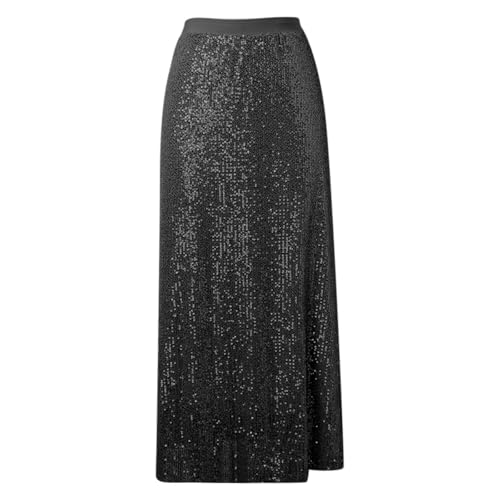 Jupe sequins taille élastique pour sublimer la silhouette sans serrer - 4