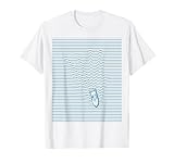 Líneas abstractas del océano | Diseño Minimalista de Estela de Barco Camiseta
