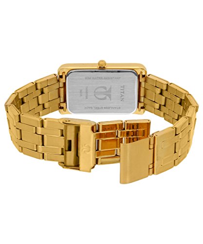 Image of Titan Karishma Analog Champagne Dial Men's Watch-NE1416YM05