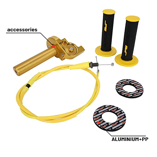 image for JFG RACING Motorcycle Throttle Assembly,7/8