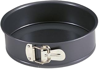 patisse 2923 Moule à Manqué/Charnière Antiadhésif Acier Revêtu Gris Anthracite 22 cm