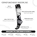 wwqqvnb Black and White Football Compression Socks for Women and Men with 15-20mmHg Gradient Support, Breathable for All Day Wear, Standing, Sitting, Travel, Active Lifestyle