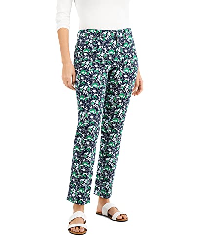 Charter CIub Lexington Geo-Print Straight-Leg Jeans