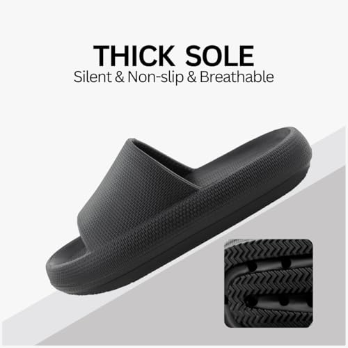 Nube Pillow Slippers For Women and Men House Shoes, Shower Slide, Cloud Slippers, Bathroom Shoes Cushioned Thick Sole Beach Sandals, Lightweight Non-Slip Sandals4