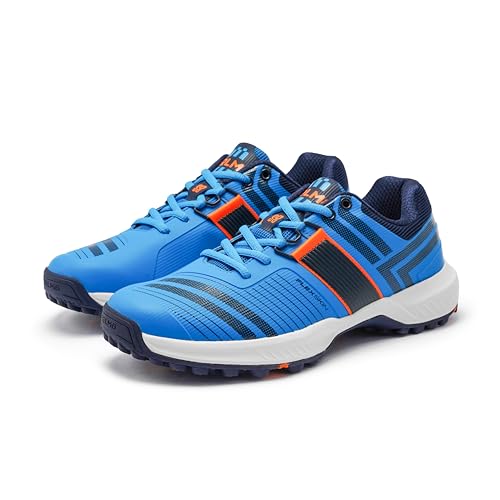 Image of SOLM8 S8 Cricket Shoes with Rubber Spikes - Performance Cleats for Men on Outdoor Turf /Grass, Featuring Wide Toe, Speed-Fit Lacing and New Gel Cushioned Insole