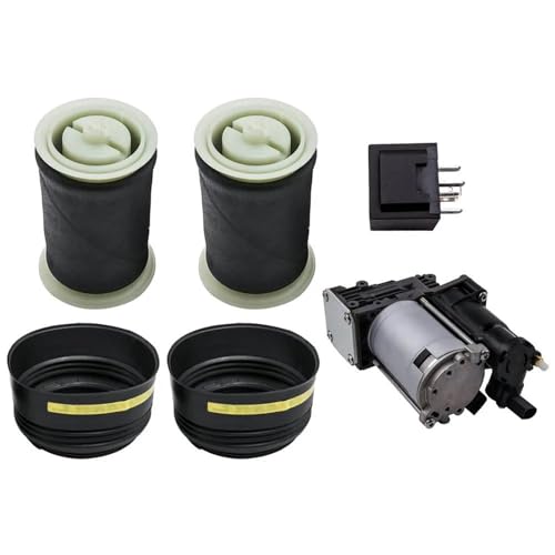 Amortiguadores para Coche 1 Par De Bomba Compresora Bolsa Resorte Aire para X5 E70 para X6 E71 37206799419 Fuelle Suspensión para E72 2007-2013 37126790080 Suspensiones de Aire