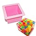 X-Haibei Large Cube Square Silicone Mold for Soap, Candle, Resin, Cake, and Cheese - 500ml, Food-Grade, Easy Release, Perfect for Beginners