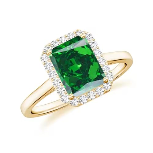 1-3 Carat Emerald Cut Gemstone and Moissanite Ring for Women S925 Sterling Silver/10K/14K/18K Gold Ring for Women Engagement Ring Personalized Jewelry Gift for Women Her2