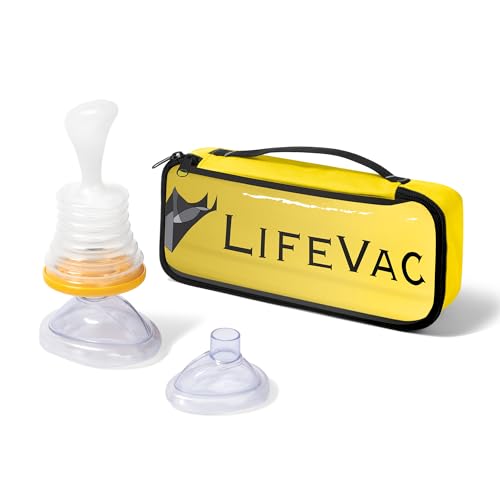 Image of LifeVac Yellow Travel Kit - Portable Suction Rescue Device, First Aid Kit for Kids and Adults, Portable Airway Suction Device for Children and Adults