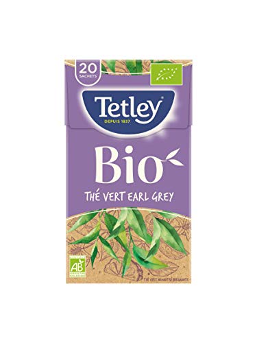 Tetley - Thé Vert Earl Grey 100% Bio Cover