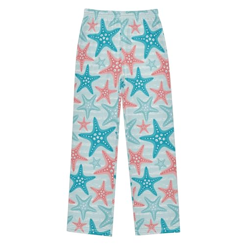 ZZKKO Sea Pattern Starfish Boys Pants for Kids Jogger Pants with Pockets S-XL