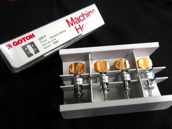 ☆GOTOH 高級ウクレレ ペグ UPT-UB8-CW◇国産 高精度 糸巻き J ☆GOTOH 高級ウクレレ ペグ UPT-UB8-CW◇国産 高精度 糸巻き J