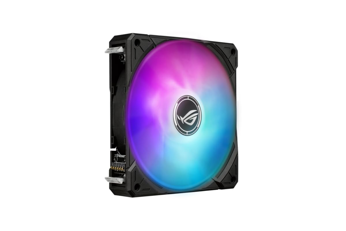 ASUS ROG RYUO IV 360 ARGB - Chłodnica cieczy do procesora All-in-One z 6,67" zakrzywionym ekranem AMOLED do filmów 3D, wstępnie zamontowane wentylatory ARGB, pompa Asetek Emma Gen8 V2, pasta termiczna