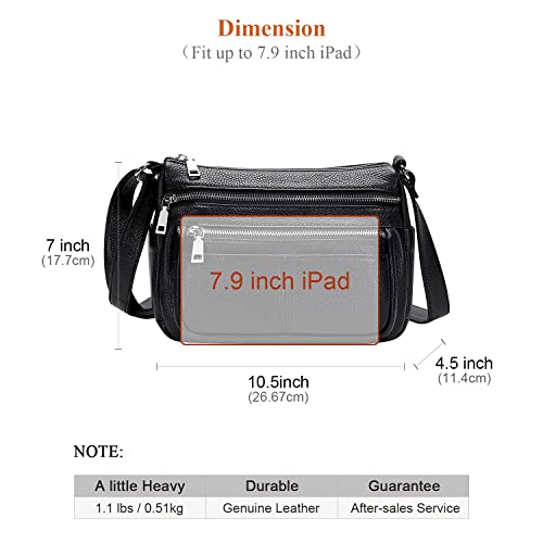 Over Earth Crossbody Bag For Women Soft Leather Purses And Handbags Multi Pockets Messenger Bag #TOP4