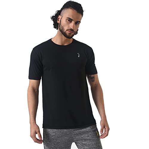 Image of Campus Sutra Men Polyester Regular Fit T-Shirt