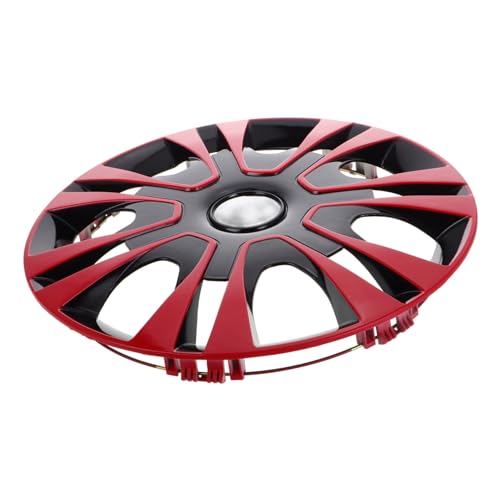 Cache Roue Rouge 13 Pouces Amosfun Accessoire Auto Pneu Hubcap