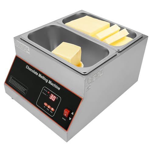 Máquina para templar chocolate 2 ollas, 26.46 lb capacidad miniatura 1