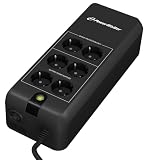 BlueWalker VFD 600 APFC - uninterruptible power supplies (UPSs) (Standby (Offline), Type F (Schuko), Compact, 0-40 °C, Black, 0-85%)