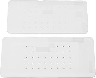 2Pcs LCD Screen Adhesive Removal Adsorption Pad, Universal Mobile Phone Mainboard Fix Repair Mat, Wear Elastic Rubber Pad for Curved LCD Screen Laminating and