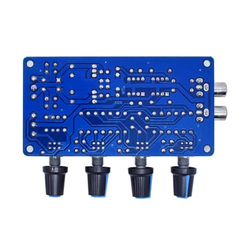 Image of XH-M164 HiFi NE5532 OP-AMP Tone Control Board with Preamp Volume Bass Treble Midrange Equalizer Dual AC 15V Power Input Low Noise Audio Amplifier Module for DIY Audio Projects