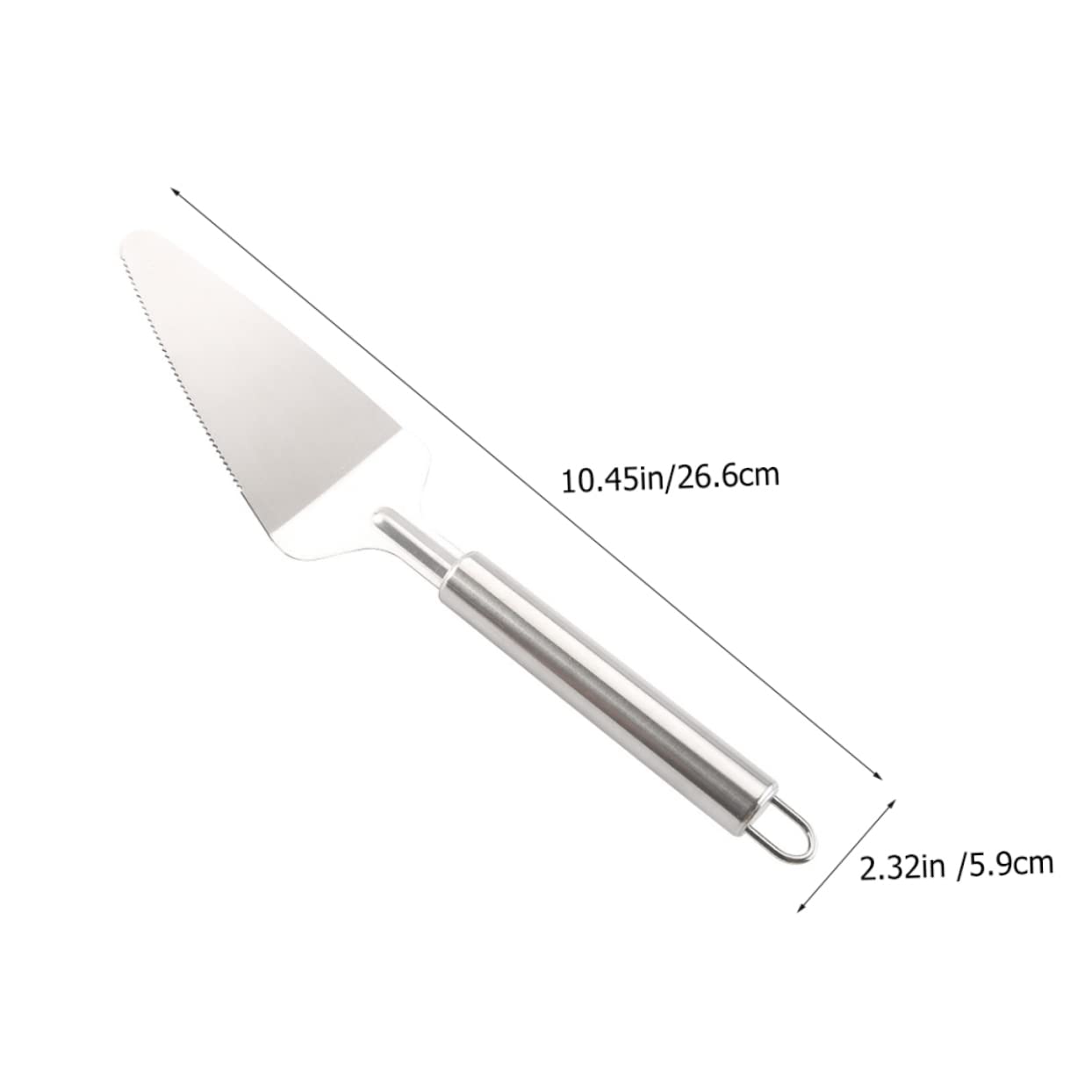 FUNOMOCYA 4pcs Barbecue Spatula Party Pizza Spatula Cheese Cakes Pizza Turner Pizza Spatulas Pie Server Spatula Griddle Spatula Serrated Edge Cake Server Pastry Server Silver Stainless Steel